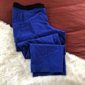 Lane Bryant tapered blue and black work pant sz.26